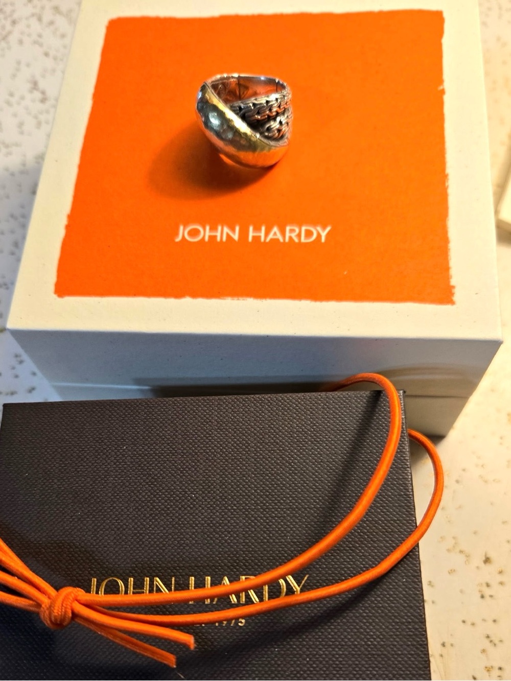 JOHN HARDY CLASSIC CHAIN CROSSOVER RING - Picture 6 of 11